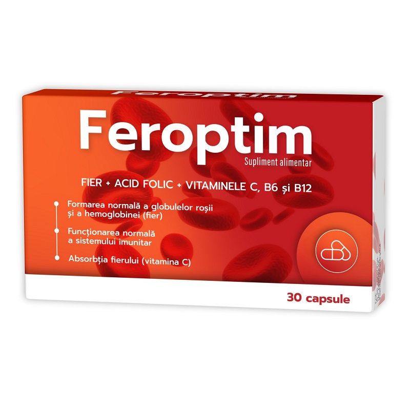 Poza produs Feroptim, Zdrovit | 30 capsule