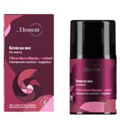 Crema de noapte Anti-imbatranire cu filtrat de Melc Element, Green Pharmacy | 50 ml