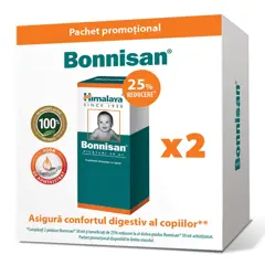 Bonnisan picaturi 1+1 25% reducere, Himalaya | 30 ml