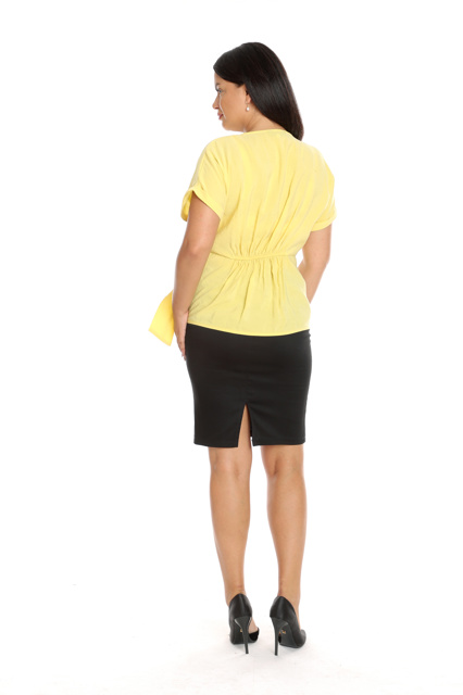 Poza produs Bluza petrecuta DV23BL46 galben, Dress to Impress | marimea 38
