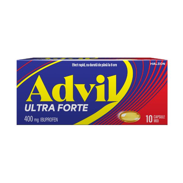 Poza produs Advil Ultra Forte 400 mg, Haleon | 10 capsule