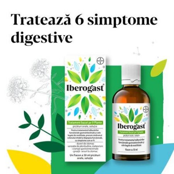 Poza produs Iberogast picaturi orale, Bayer | 50 ml