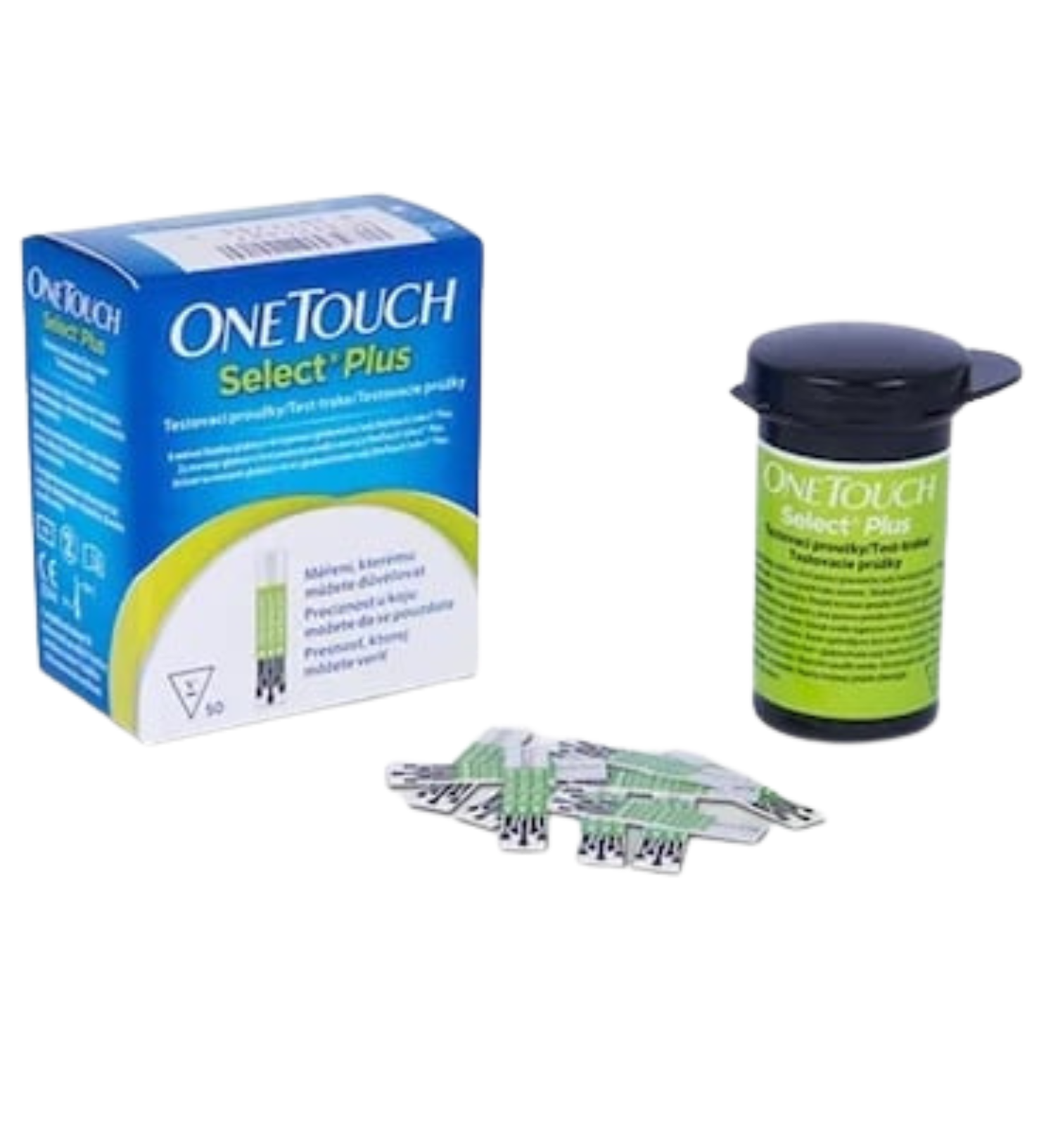 Poza produs Teste de glicemie One Touch Select Plus, Lifescan | 50 buc