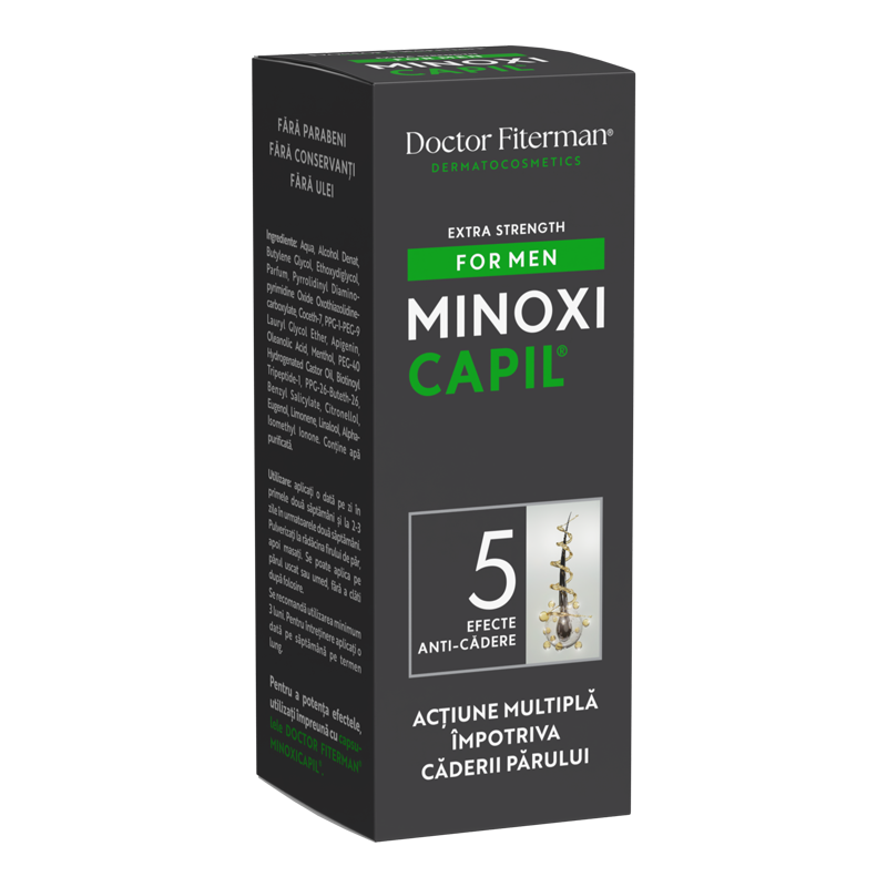 Poza produs Spray impotriva caderii parului pentru barbati Minoxicapil Men, Doctor Fiterman | 60 ml