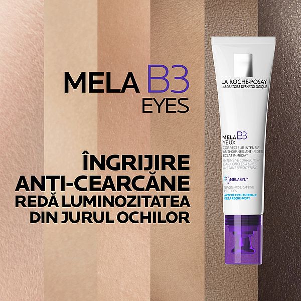 Crema corectare intensiva a cearcanelor si a liniilor fine Mela B3, La Roche-Posay | 15 ml — poza produs 9/11