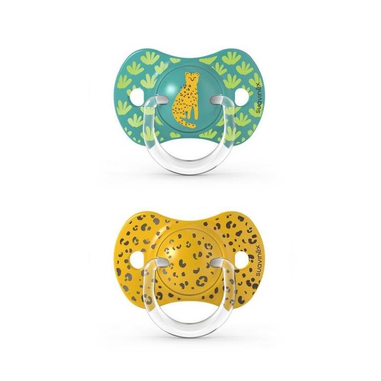 Poza produs Set suzete fiziologice din silicon SX PRO +18 luni, Jungle, Suavinex | 2 bucati