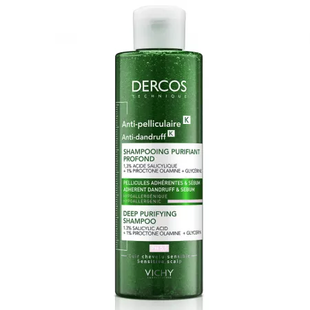Poza produs Sampon anti-matreata purificator Dercos K, Vichy | 250 ml