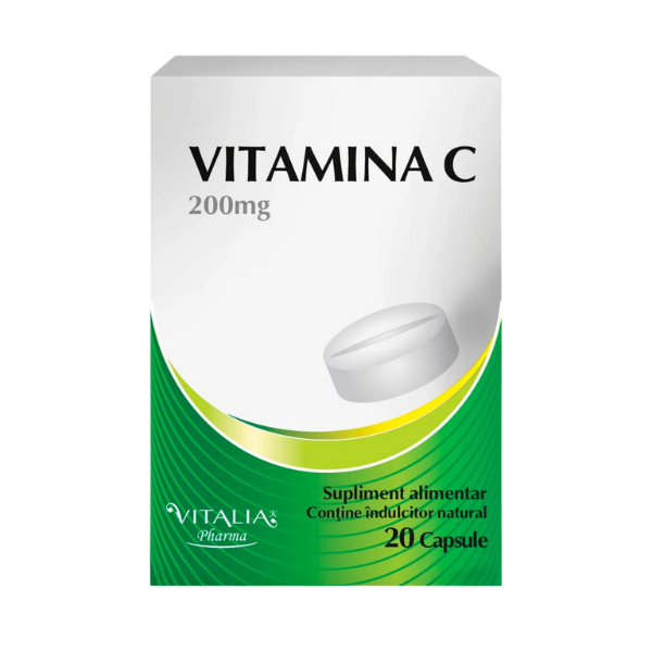 Poza produs VITAMINA C 200MG VITALIA K