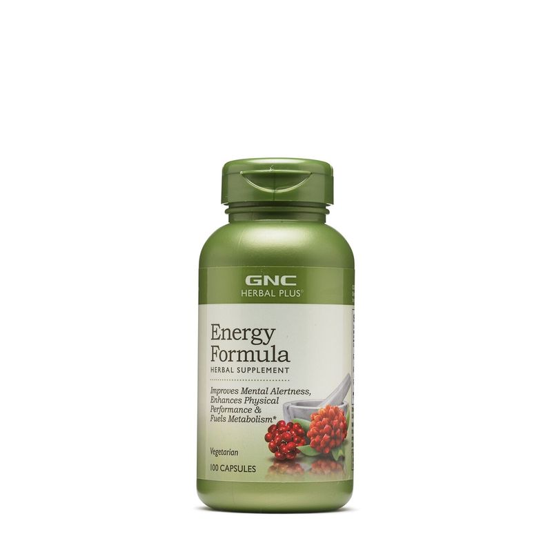 Poza produs GNC Herbal Plus Energy, Formula pentru Energie | 100 cps