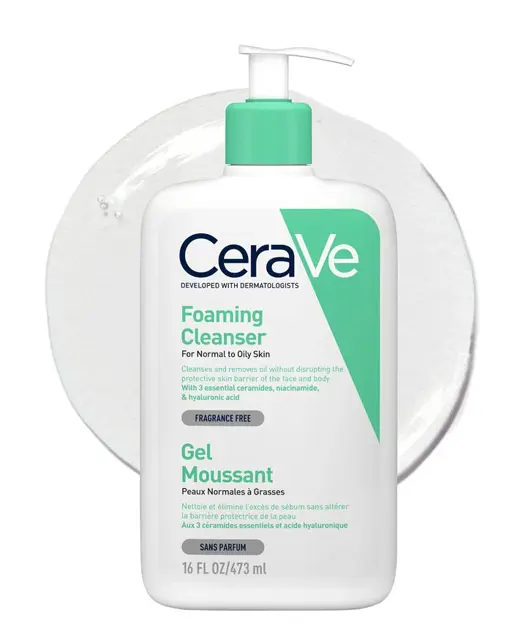 Poza produs CeraVe Gel de curatare spumant piele normal-grasa | 473 ml