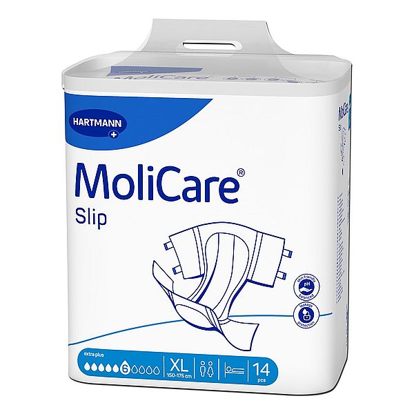 Scutece incontinenta severa adulti MoliCare Slip Extra Plus, marime XL, Hartmann | 14 bucati — poza produs 1/2