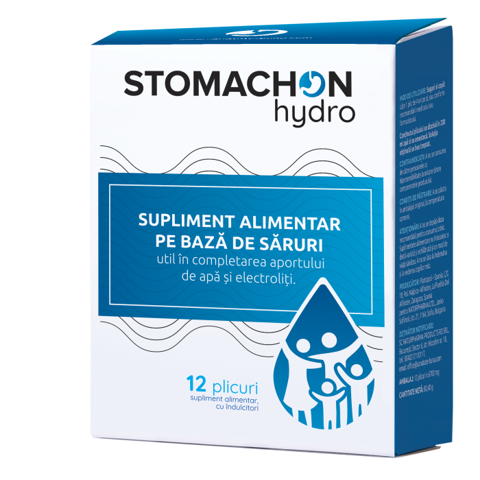 Poza produs Stomachon Hydro, Naturpharma | 12 plicuri