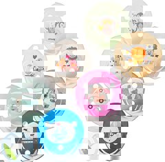 Suzete rotunde din silicon, marime universala, pentru sugari si copii mici, 0-24 luni, 26210, Baby Nova | 2 bucati