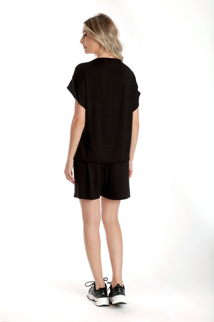 Poza produs Tinuta de vara CV24069 negru/gri fluture, Cesy | marimea M
