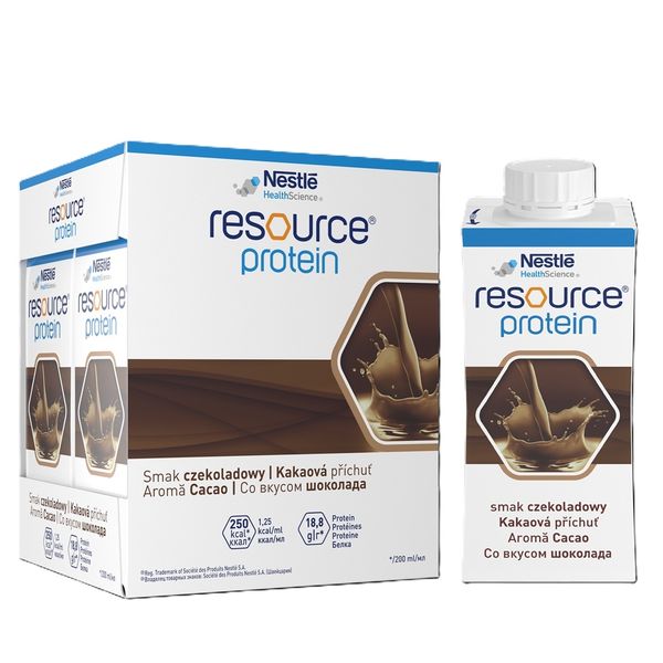 Poza produs Resource Protein cu aroma de cacao, Nestle | 4x200ml
