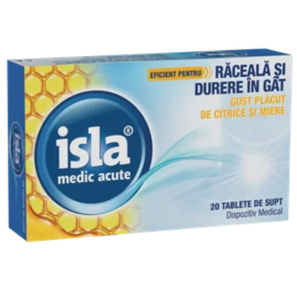 Poza produs Isla Medic Acute Citrice si Miere, Engelhard Arzneimittel | 20 tablete de supt