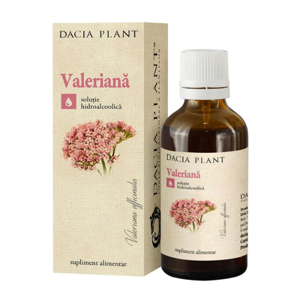 Poza produs Tinctura Valeriana, Dacia Plant | 50 ml
