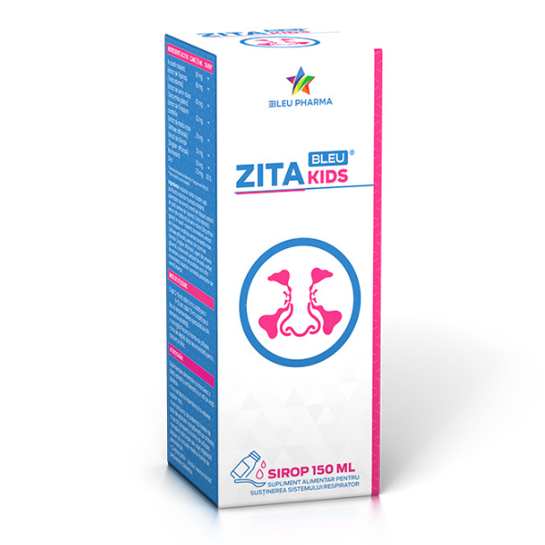 Poza produs Sirop pentru copii Zita Bleu Kids, Bleu Pharma | 150 ml
