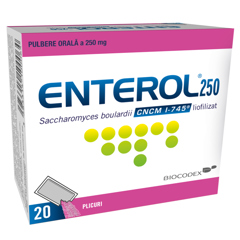 Enterol 250mg, Biocodex | 20 capsule