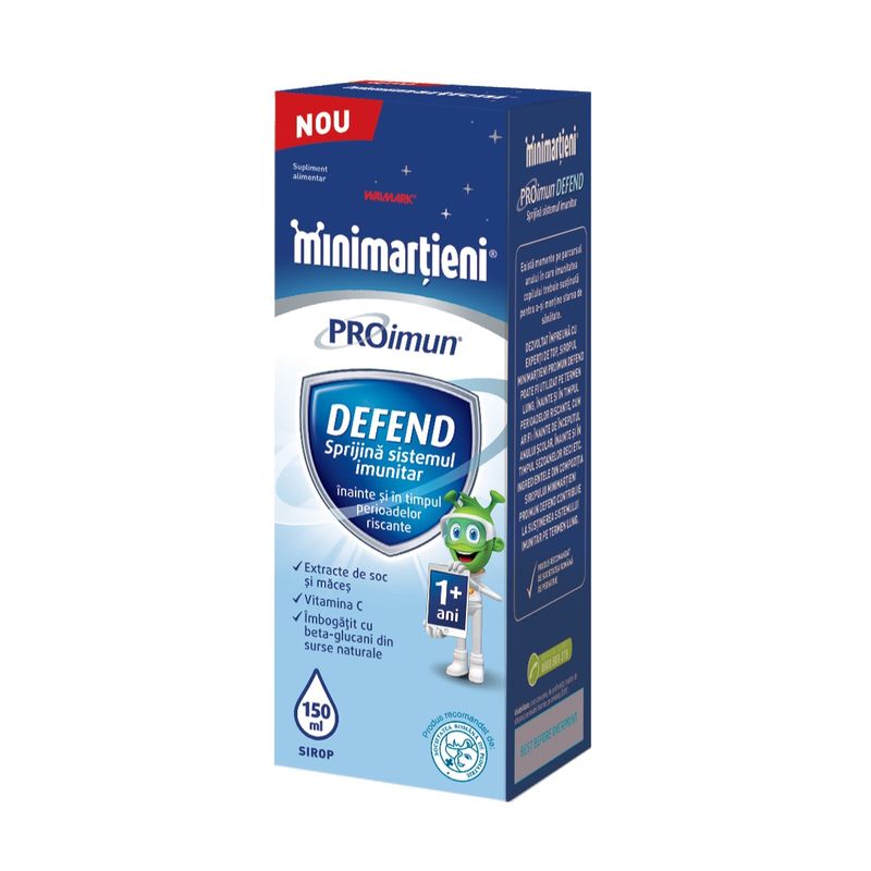 Poza produs Minimartieni PROimun DEFEND sirop, Walmark | 150ml