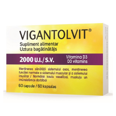 VIGANTOLVIT, Vitamina D3 2000 U.I., Catalent | 60 capsule moi