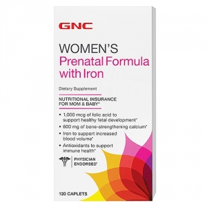 Poza produs GNC Women Prenatal, Formula Prenatala Cu Fier | 120 Tb