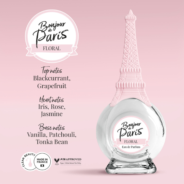 Poza produs Set cadou dama Bonjour de Paris Floral, Corania | EDP 100 ml + esarfa