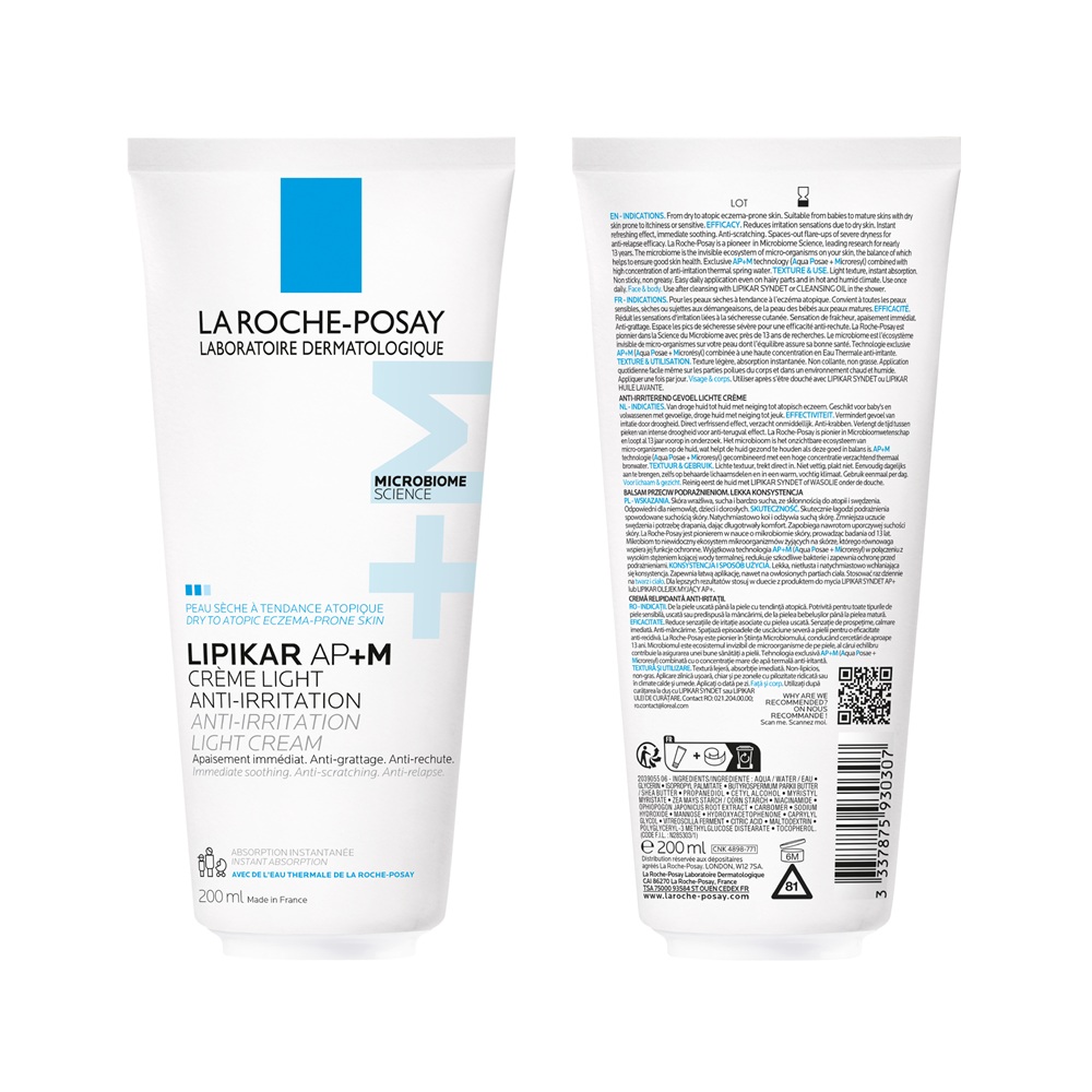 Poza produs Lipikar crema Light AP+M, La Roche-Posay | 200 ml
