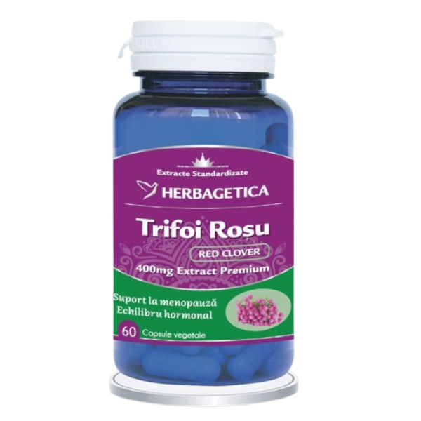 Poza produs Trifoi Rosu,Herbagetica | 60 capsule