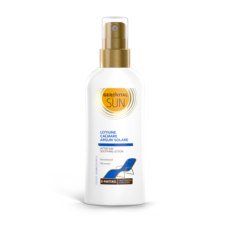 Poza produs Lotiune calmare arsuri solare Sun, Gerovital , Farmec | 150 ml