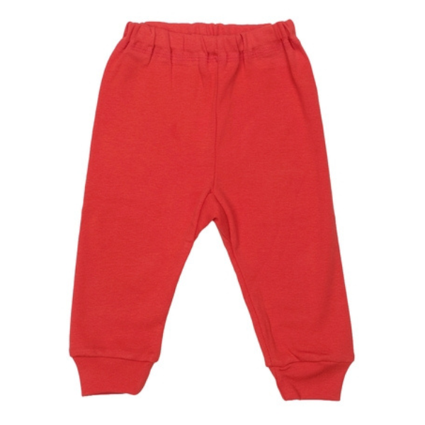 Poza produs Pantaloni cu manseta RB08 rosu corai, Rombaby | 0/3 luni