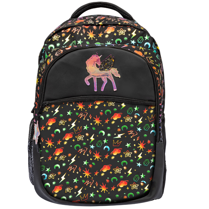 Poza produs Ghiozdan GOLDEN UNICORN, Astra | 43x32x18 cm