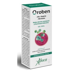 Gel pentru afte Oroben cu resinox FP, Aboca | 15 ml