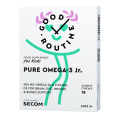 Good Routine Pure Omega-3 Junior, Secom | 18 jeleuri