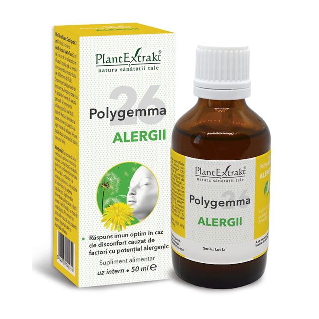 Poza produs Polygemma 26 Alergii, Plant Extrakt | 50 ml