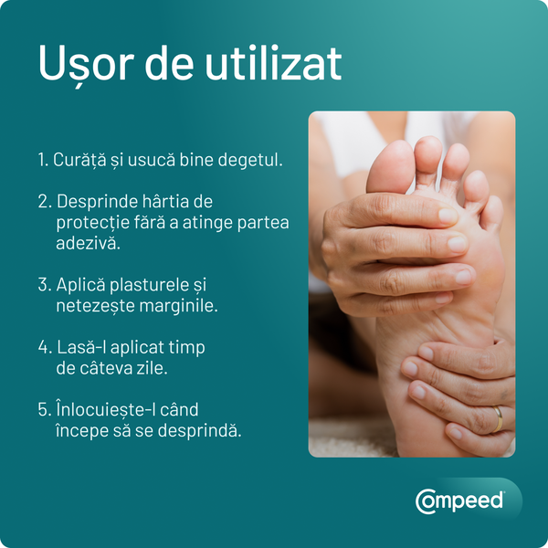 Poza produs Plasturi pentru bataturi profunde medii, Compeed | 10 buc