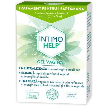 Poza produs ZDROVIT INTIMOHELP GEL VAGINAL 7CANULE X 5ML