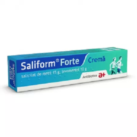 Poza produs Saliform Forte crema, 150 mg/100mg/g, Antibiotice SA | 50 g