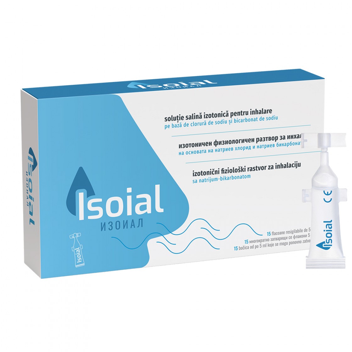 Poza produs Solutie salina pentru nas infundat Isoial, Naturpharma | 15 flacoane