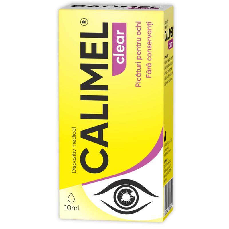 Poza produs Picaturi pentru ochi Calimel clear, Zdrovit | 10 ml