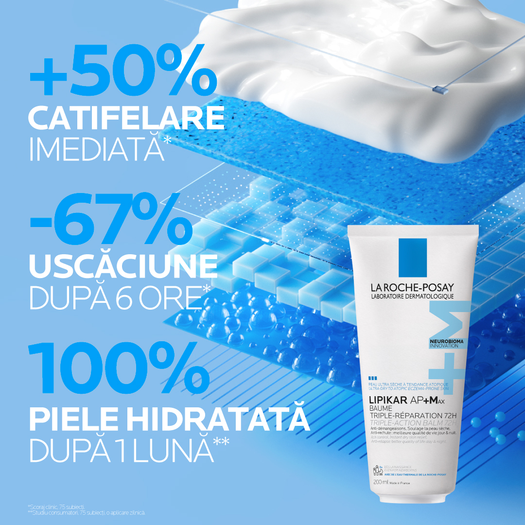 Poza produs Lipikar Baume AP+Max, La Roche-Posay | 200 ml