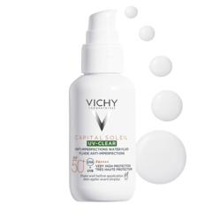 Fluid protectie zilnica SPF50+ anti-imperfectiuni pentru fata UV Clear, Capital Soleil, Vichy | 40 ml
