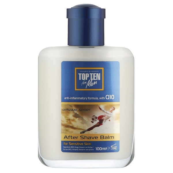 Poza produs After Shave Balsam cu Q10 TOP TEN Dynamic ten sensibil, Rubella | 100 ml