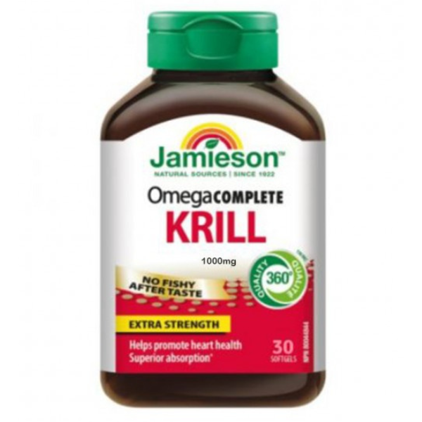 Poza produs Omega Complet Pure Krill 1000 mg, Jamieson | 30 capsule
