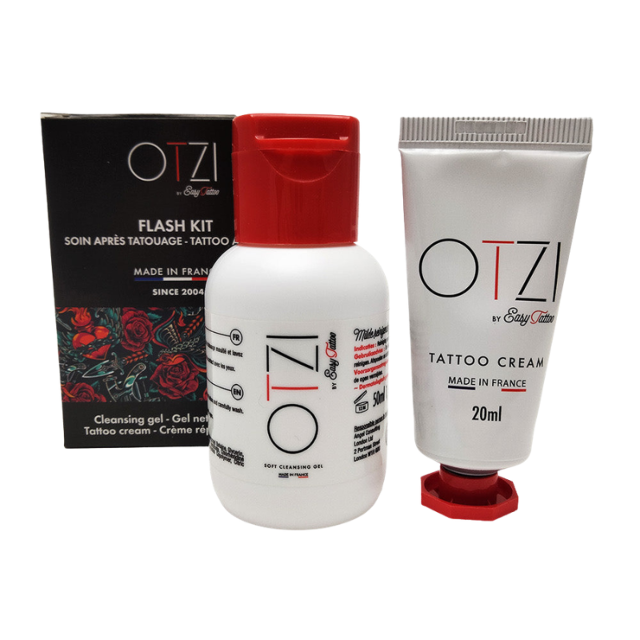 Kit pentru injgrijirea tatuajelor OTZI Flashkit, Medical Body Art | 50 ml + 20 ml — poza produs 1/2