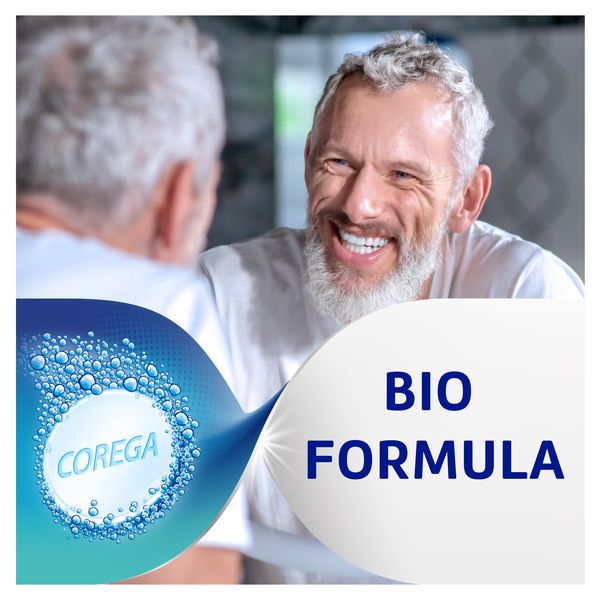 Poza produs Tablete pentru curatarea protezelor dentare Corega Bio Formula, Haleon | 30 tablete