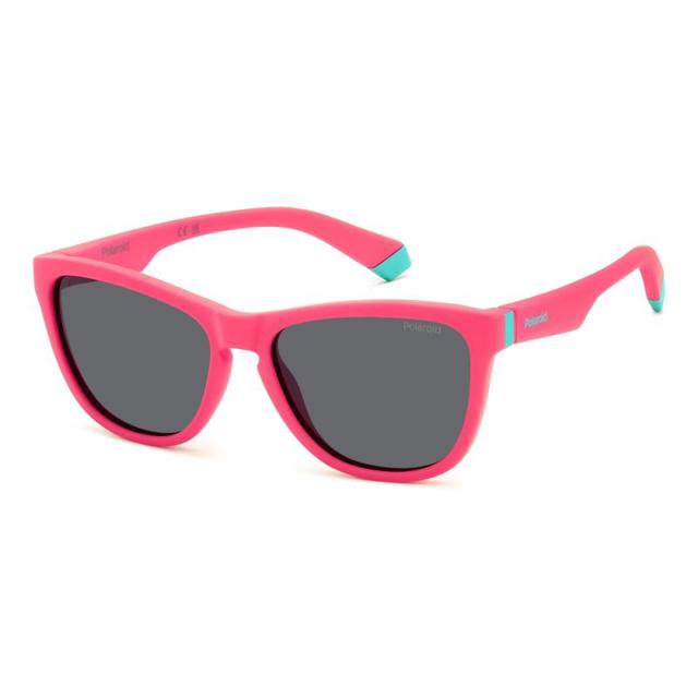 Poza produs Ochelari de soare copii PLD 8056/S 8KJ 49 M9 Matte Pink, Polaroid | 1 buc