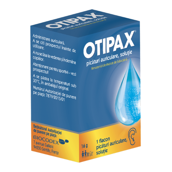 Poza produs Otipax picaturi auriculare, Biocodex | 16 g