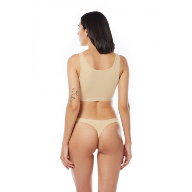 Poza produs Chiloti dama tanga TF24 BEJ, Uniconf | marimea M
