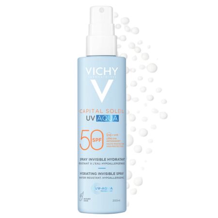 Poza produs Spray fata si corp SPF50+ Capital Soleil UV AQUA, Vichy | 200 ml